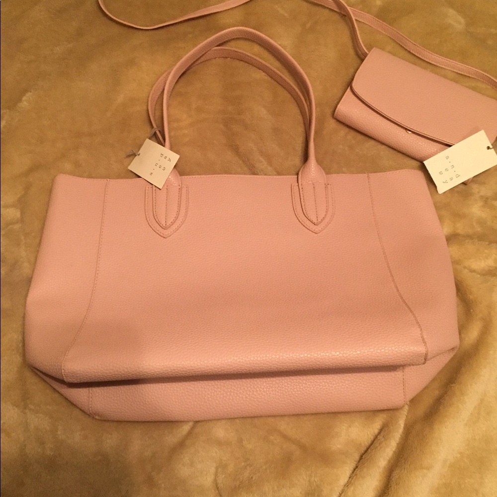 A New Day Pink Purse and Cross Body